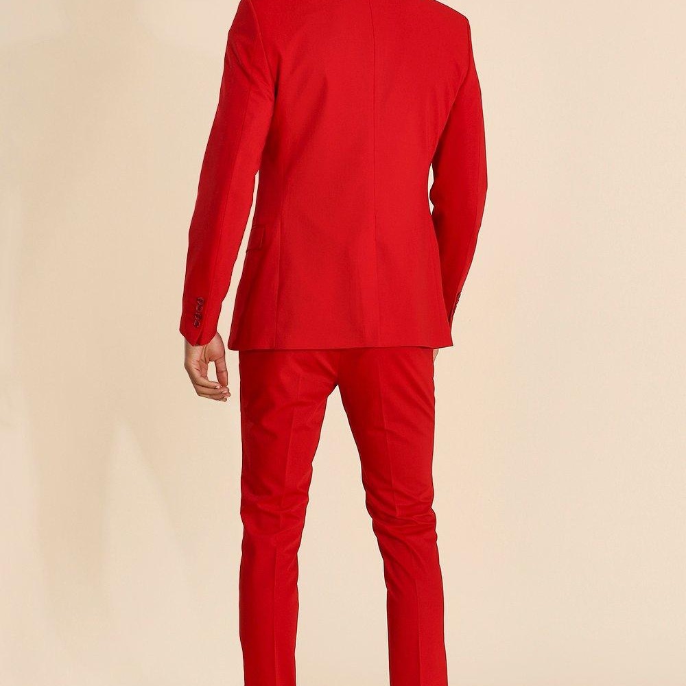 Red Skinny suit-
JACKET AND PANTS